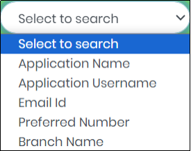 Select to Search Drop-Down Applicationuser- CyLock